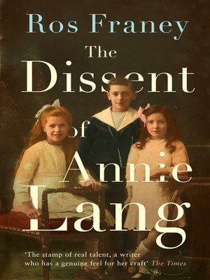 cover image of The Dissent of Annie Lang